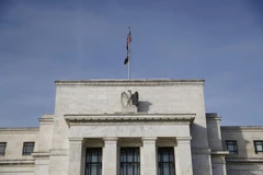 Bên ngoài trụ sở Cục Dự trữ Liên bang Mỹ ở Washington DC. (Ảnh: THX/TTXVN)