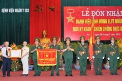 Bệnh viện Quân y 103 đón nhận Danh hiệu Anh hùng Lực lượng vũ trang