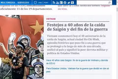 Truyền thông Argentina đồng loạt đưa tin về kỷ niệm chiến thắng 30/4