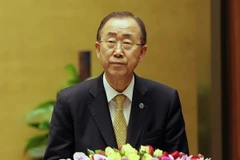 Tổng Thư ký Liên hợp quốc Ban Ki-moon dự kỳ họp quốc hội Việt Nam
