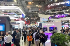 Triển lãm Công nghệ - GovWare 2024 diễn ra đồng thời thời trong khuôn khổ SICW 2024. (Ảnh: Tất Đạt/TTXVN)