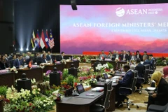 Hội nghị Bộ trưởng Ngoại giao ASEAN tại Jakarta (Indonesia), ngày 4/9/2023. (Ảnh: Hữu Chiến/TTXVN)