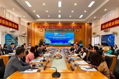 Quang cảnh buổi làm việc. (Ảnh: Đoàn Mạnh Dương/TTXVN)