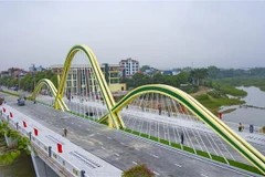 Điện Biên tổ chức thông xe Cầu Thanh Bình bắc qua Sông Nậm Rốm