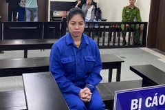 Bị cáo Quỳnh tại tòa. (Nguồn: Pháp luật)