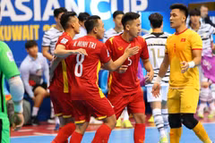 Đội tuyển Futsal Việt Nam đã giành quyền tham dự Vòng Chung kết Futsal châu Á 2024. (Nguồn: VFF)