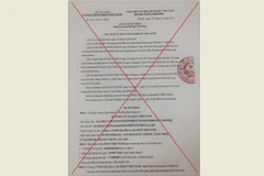 Văn bản giả mạo văn bản của Ủy ban Chứng khoán Nhà nước. (Nguồn: SSC)