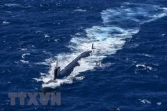 Tàu ngầm hạt nhân của Mỹ. (Ảnh minh họa: AFP/TTXVN)