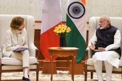 Thủ tướng Ấn Độ Narendra Modi tiếp Bộ trưởng Quốc phòng Pháp Florence Parly. (Nguồn: easterneye.eu)