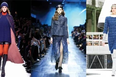 Tông màu xanh dương thống lĩnh màu mốt Thu Đông 2017