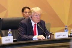 Tổng thống Hoa Kỳ Donald Trump dự phiên họp APEC. (Ảnh: TTXVN)