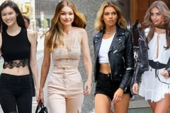 Street style đẹp long lanh của dàn thiên thần Victoria’s Secret 