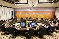 Toàn cảnh phiên bế mạc APEC. (Ảnh: TTXVN)