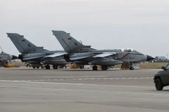 Máy bay chiến đấu Tornado của quân đội Đức tại căn cứ không quân Incirlik, Thổ Nhĩ Kỳ, ngày 21/1/2016. (Nguồn: AFP/TTXVN)