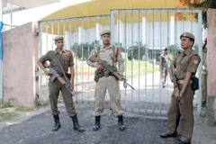 Cảnh sát Ấn Độ ở Assam. (Nguồn: india.com)