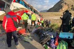 Hiện trường vụ tai nạn. (Nguồn: La Época)