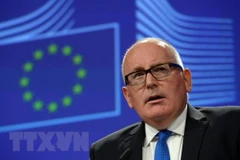 Phó Chủ tịch Ủy ban châu Âu Frans Timmermans. (Nguồn: AFP/TTXVN)