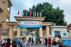 Trường Tiều học Tân Mai, Hoàng Mai, Hà Nội. (Ảnh: VOV)