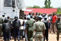 Bạo loạn ở thủ đô Bangui của Cộng hòa Trung Phi. (Nguồn: IN)