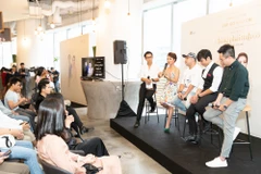 Quang cảnh buổi họp báo giới thiệu liveshow "Chẳng Phải Tình Cờ". (Nguồn: Vietnam+)