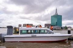 Bến thuyền UberBoat tại thành phố Lagos, Nigeria. (Ảnh: TTXVN)