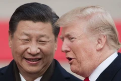 Chủ tịch Trung Quốc Tập Cận Bình và Tổng thống Mỹ Donald Trump. (Nguồn: news.sky.com)