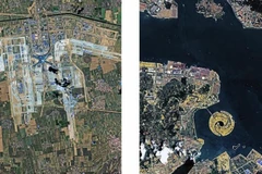 Ảnh chụp từ vệ tinh. (Nguồn: CTGN)