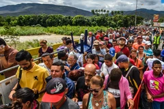 Dòng người Venezuela đi di cư. (Nguồn: Forbes)