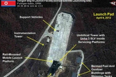 Bãi phóng Dongchang-ri ở tỉnh Bắc Pyongan. (Nguồn: Sina)