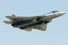 Máy bay Sukhoi Su-57 của Nga. (Nguồn: The Moscow Times)