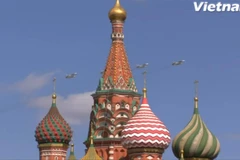 Không quân Nga tổng duyệt trước lễ duyệt binh ngày 9/5. (Nguồn: Vietnam+)