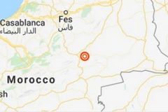 Vị trí tâm chấn động đất. (Nguồn: Earthquake uscg)