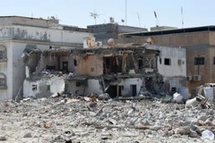 Hiện trường nơi quân đội Saudi Arabia tiêu diệt nhóm khủng bố. (Nguồn: Middle East Eye)