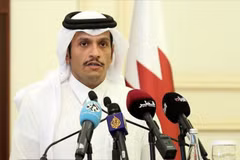 Ngoại trưởng Qatar Mohammed bin Abdulrahman al-Thani. (Nguồn: News1)