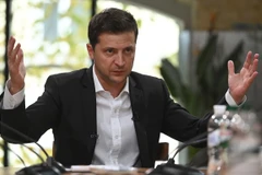 Tổng thống Ukraine Volodymyr Zelensky. (Ảnh: AFP/TTXVN)