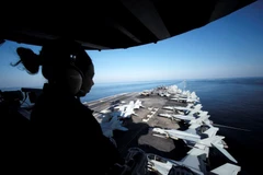 Các máy bay Mỹ làm nhiệm vụ ở vùng Vịnh. (Nguồn: RFL)