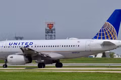 Một chiếc máy bay Airbus của United Airlines. (Nguồn: Flickr)