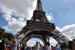 Thái Eiffel - địa chỉ thu hút khách du lịch của nước Pháp. (Nguồn: France 24)