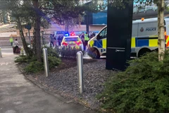 Sân bay Manchester bị phong tỏa. (Nguồn: MEN)