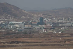 Quang cảnh Khu công nghiệp chung Kaesong, ngày 8/2/2019. (Ảnh: Yonhap/ TTXVN)