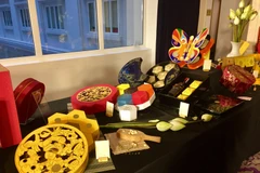 Bộ sưu tập Quà tặng Trung thu với chủ đề: “Ánh Trăng Mùa Vàng” của Moon n Sun. (Nguồn: Vietnam+)