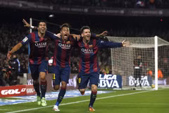 Liệu Neymar (giữa) có quay trở lại Barcelona? (Nguồn: Fanpop) 