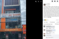 Gia đình bé trai học lớp 5 phản ánh vụ việc trên mạng xã hội.