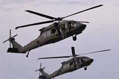 Trực thăng Black Hawk của quân đội Mỹ. (Ảnh minh họa: AFP/TTXVN)