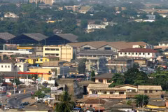 Khu vực trung tâm thành phố Accra (Ghana), tháng 12/2004. (Ảnh minh họa: CTV News)