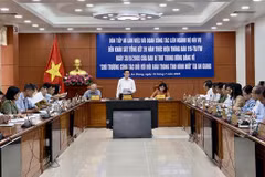 Ông Nguyễn Ánh Chức - Phó Trưởng Ban Tôn giáo Chính phủ phát biểu tại buổi làm việc. (Ảnh: Thanh Sang/TTXVN)