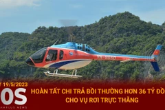 Hoàn tất chi trả bồi thường hơn 36 tỷ đồng cho vụ rơi trực thăng