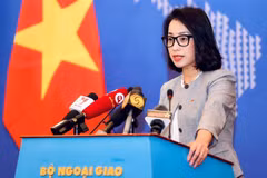 Phó Phát ngôn Bộ Ngoại giao Phạm Thu Hằng. (Ảnh: TTXVN phát)