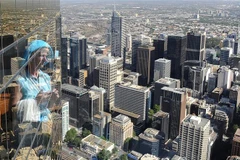 Theo Financial Times, bất động sản thương mại là một trong các lĩnh vực kinh doanh cần được chú ý trong năm 2023. (Ảnh: AFP/TTXVN)