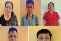 Các đối tượng bị bắt giữ. (Nguồn: Công an nhân dân)